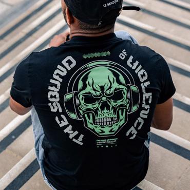 PRiDEorDiE sound of violence T-Shirt -black